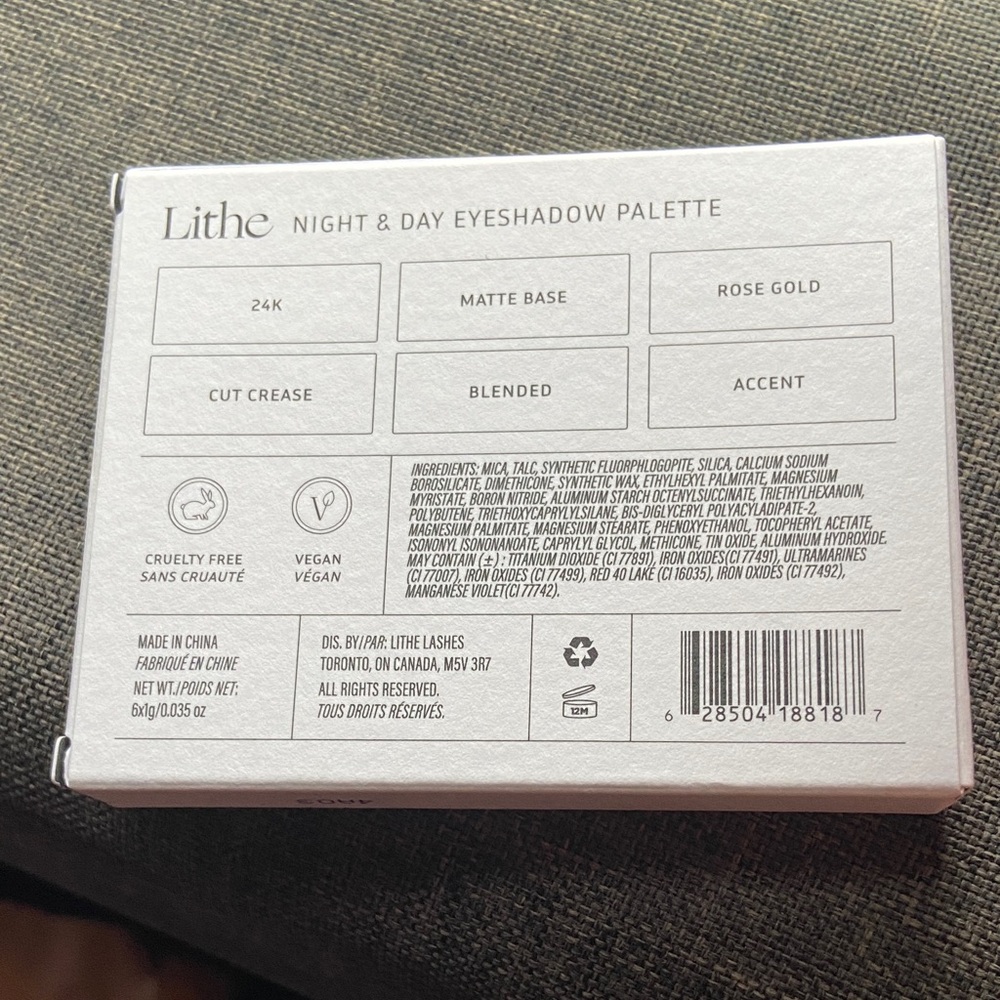 🏷️ BNIB Lithe Eyeshadow Palette - Elegant Shades - Picture 8 of 16